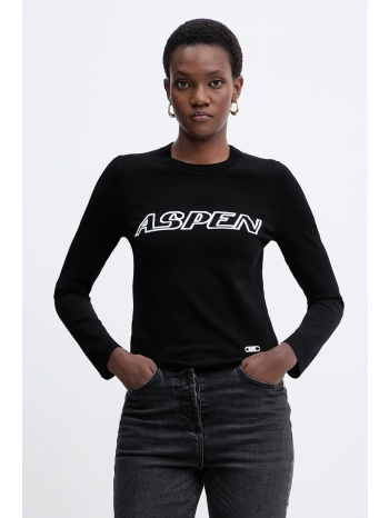 πουλόβερ michael michael kors χρώμα μαύρο, mf561ck33d 65%