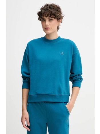 μπλούζα united colors of benetton χρώμα τιρκουάζ