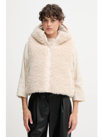 αμάνικο μπουφάν save the duck ayla χρώμα μπεζ