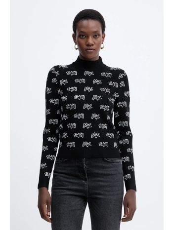 πουλόβερ michael michael kors χρώμα μαύρο, mf561cok0m 63%