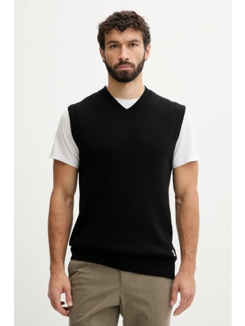 γιλέκο με προσθήκη μαλλιού lindbergh χρώμα μαύρο