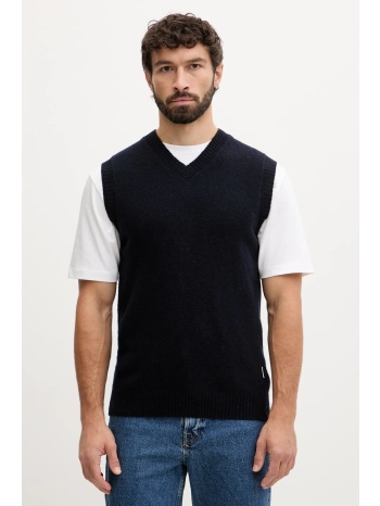 γιλέκο με προσθήκη μαλλιού lindbergh χρώμα ναυτικό μπλε