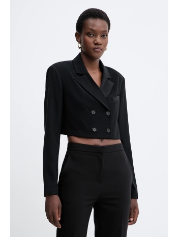 σακάκι fracomina χρώμα μαύρο, fj25wj1001w42901 κύριο