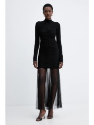 φόρεμα twinset χρώμα: μαύρο, 252tt3262 υλικό 1: 100% πολυεστέρας
υλικό 2: 65% βισκόζη, 25% πολυεστέρ