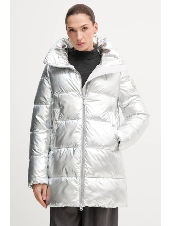 μπουφάν save the duck gerda χρώμα ασημί, d42381w.iced21