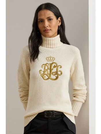 πουλόβερ με προσθήκη μαλλιού lauren ralph lauren χρώμα