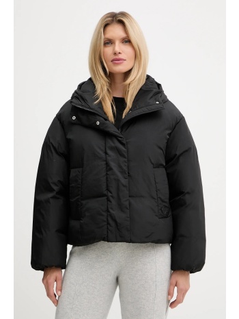 μπουφάν boss χρώμα μαύρο, 50546843 κύριο υλικό 100%