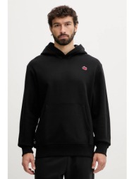βαμβακερή μπλούζα the north face icon relaxed χρώμα: μαύρο, με κουκούλα, nf0a8eu8jk31 100% βαμβάκι