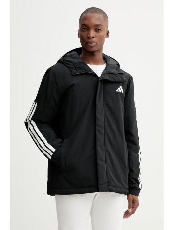 μπουφάν adidas 3s χρώμα μαύρο, jy8303 κύριο υλικό 100%