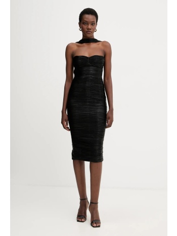 φόρεμα retrofete maelis χρώμα μαύρο, r-fw25-12076-17 95%