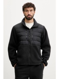 μπουφάν με επένδυση από πούπουλα the north face denali tek χρώμα: μαύρο, nf0a8d0ujk31 φόδρα: 100% πο