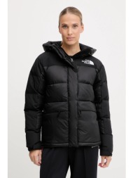 μπουφάν με επένδυση από πούπουλα the north face hmlyn down χρώμα: μαύρο, nf0a4r2wgof1 κύριο υλικό: 1