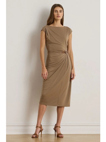 φόρεμα lauren ralph lauren χρώμα καφέ, 200980221 κύριο