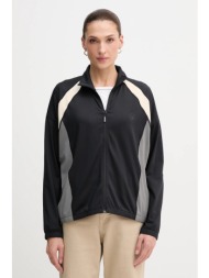 μπλούζα united colors of benetton χρώμα: μαύρο, 330x3m07o 82% πολυεστέρας, 18% ελαστάν