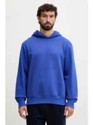 βαμβακερή μπλούζα the north face icon relaxed χρώμα: μπλε, με κουκούλα, nf0a8eu8cz61 100% βαμβάκι