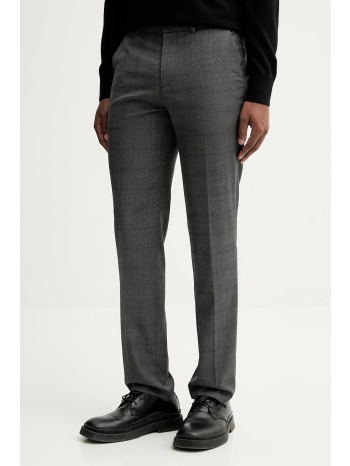 παντελόνι calvin klein χρώμα γκρι, lv04ld471g κύριο υλικό