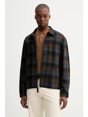 μπουφάν με προσθήκη μάλλινου υφάσματος calvin klein χρώμα