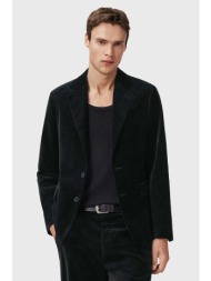 βαμβακερό blazer allsaints saga χρώμα: μαύρο, m017qd κύριο υλικό: 100% οργανικό βαμβάκι
φόδρα: 100% 