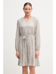 φόρεμα από βισκόζη marc aurel χρώμα: γκρι, 6577-1000-24812 100% βισκόζη