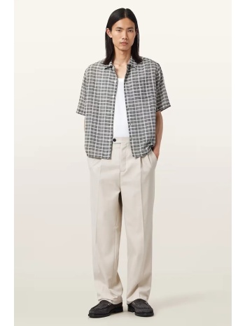 παντελόνι με προσθήκη μαλλιού allsaints tallis χρώμα μπεζ