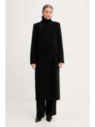 παλτό από κασμίρ boss χρώμα: μαύρο, 50548726 γιακάς: 67% μαλλί, 33% βισκόζη
κύριο υλικό: 100% κασμίρ