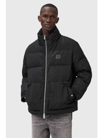 μπουφάν allsaints pulse χρώμα μαύρο, m014od κύριο υλικό