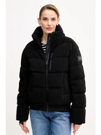 μπουφάν με επένδυση από πούπουλα mackage χρώμα μαύρο