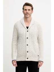 πουλόβερ liu jo χρώμα: μπεζ, qf5186.ma13r 40% ακρυλικό, 40% πολυεστέρας, 20% μαλλί