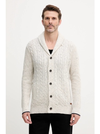 πουλόβερ liu jo χρώμα μπεζ, qf5186.ma13r 40% ακρυλικό, 40%