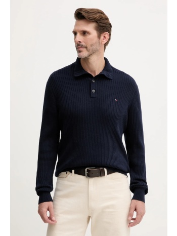 πουλόβερ με μείγμα κασμίρ tommy hilfiger ανδρικό, χρώμα