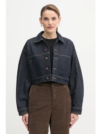 τζιν μπουφάν calvin klein jeans χρώμα ναυτικό μπλε