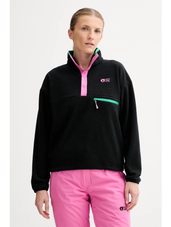 φλις μπουφάν picture arcca χρώμα μαύρο, swt0182 100%