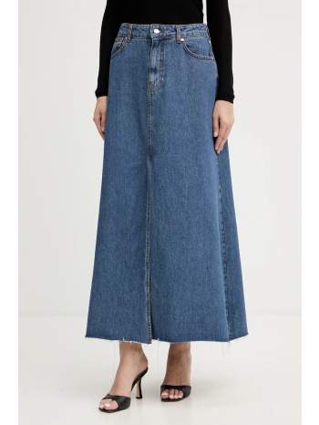 τζιν φούστα silvian heach kebe χρώμα μπλε, gpa25142go 100%