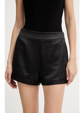 σορτς guess jemma χρώμα μαύρο, w5bd0o wh9b0 58% βισκόζη