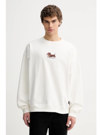 βαμβακερή μπλούζα kaotiko χρώμα άσπρο, ar051-02-g002 100%