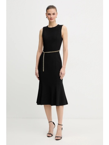 φόρεμα marciano guess lia χρώμα μαύρο, 5bgk20 6302a κύριο