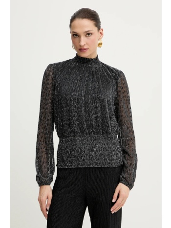 μπλουζάκι morgan χρώμα μαύρο, tobito 100% πολυεστέρας