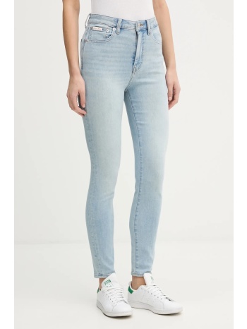 τζιν παντελόνι calvin klein jeans χρώμα μπλε, lv047e610g