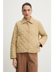 μπουφάν weekend max mara gelo χρώμα: μπεζ, 2615481021600 100% πολυεστέρας