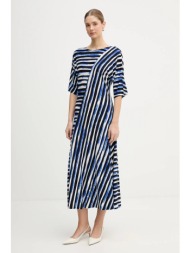 φόρεμα joseph ribkoff χρώμα: μπλε, 261047 95% πολυεστέρας, 5% ελαστάν