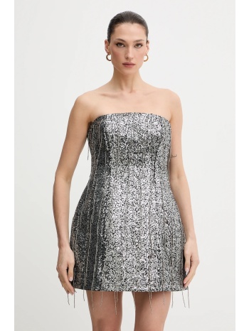 φόρεμα bardot χρώμα μαύρο, 60099db1 κύριο υλικό 100%