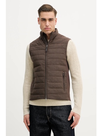 αμάνικο μπουφάν hackett london χρώμα καφέ, hm4000100 κύριο