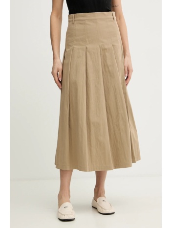 φούστα weekend max mara orme χρώμα μπεζ, 2615101111600 68%