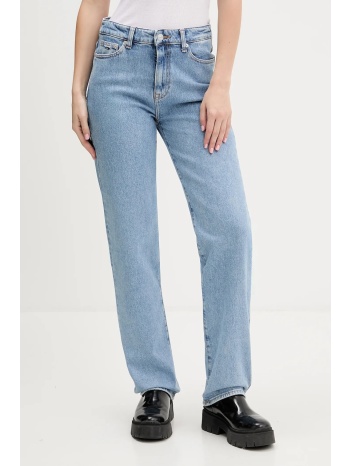 τζιν παντελόνι tommy jeans χρώμα μπλε, dw0dw22426 99%