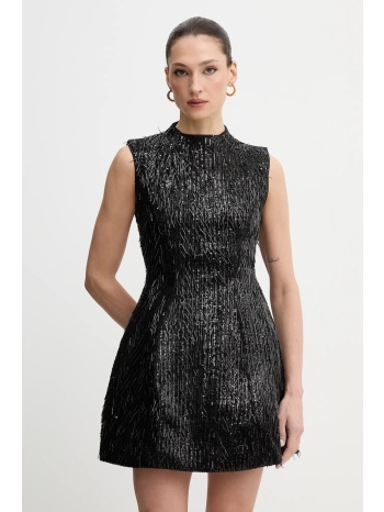 φόρεμα bardot χρώμα μαύρο, 60202db πούλιες 100%