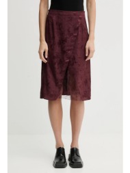 μεταξωτή φούστα zadig&voltaire χρώμα: μπορντό, wwsk01620 ενσωματωμένο: 100% πολυαμίδιο
κύριο υλικό: 
