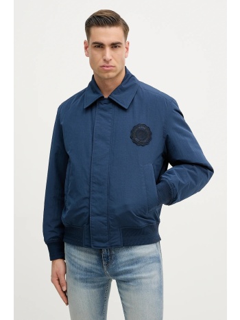 μπουφάν boss orange ohot χρώμα μπλε, 50556000 κύριο υλικό