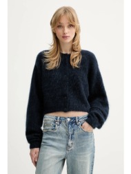 ζακέτα με προσθήκη μαλλιού gestuz 34% μοχέρ, 34% μαλλί, 27% πολυαμίδιο, 5% ελαστάν