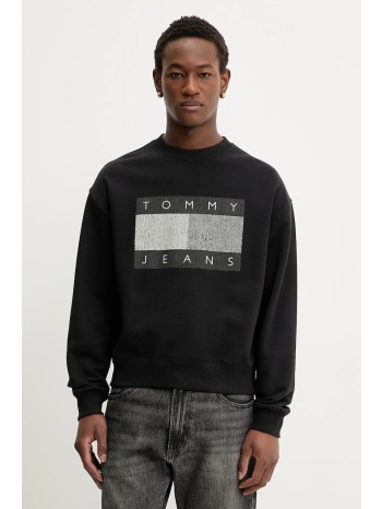 βαμβακερή μπλούζα tommy jeans 100% βαμβάκι