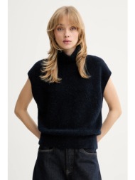 γιλέκο με προσθήκη μαλλιού gestuz 32% μαλλί, 32% αιγοκάμηλος, 30% πολυεστέρας, 6% ελαστάν